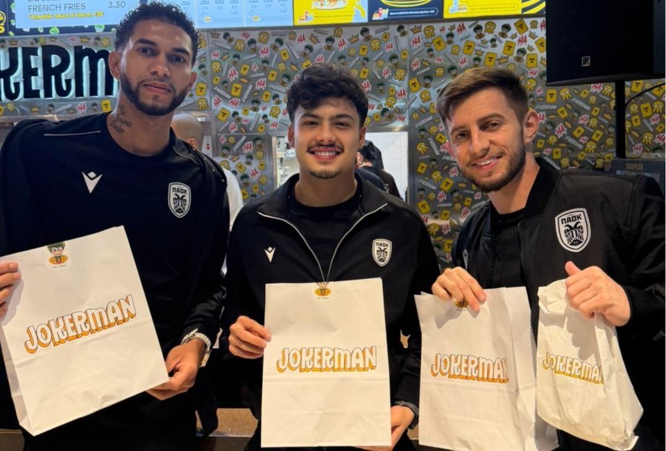 Παρουσία αθλητών του ΠΑΟΚ στα εγκαίνια του νέου καταστήματος JOKERMAN στην Τούμπα